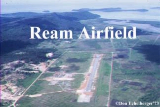 Ream Air field used in the Mayaguez incident and Koh Tang Island