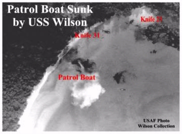Patrol Boat Sunk by the USS Wilson