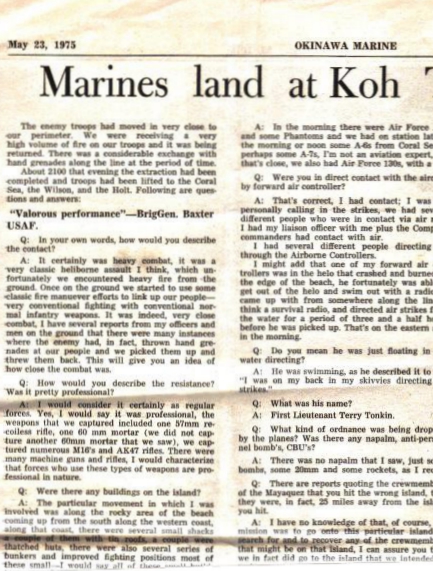 The Okinawa Marine Newspaper May 25 1975 Page 2